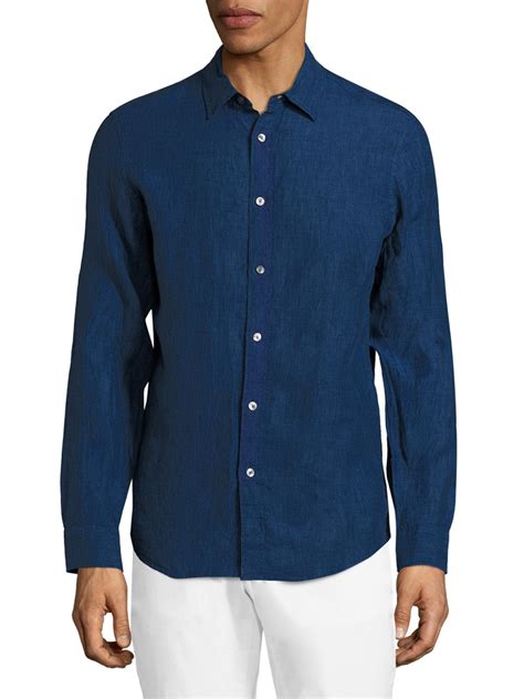 michael kors linen pa|michael kors shirt sale.